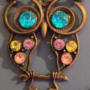 Elegant Owl Pendant Necklace